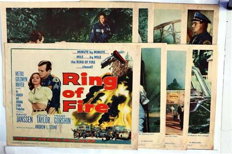 Original Lobby Cards Ring Of Fire 1961 Set Of 8 Collectors Paradise