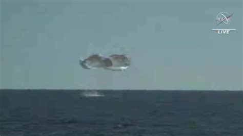 Splashdown: Nasa’s Crew-4 astronauts return to Earth