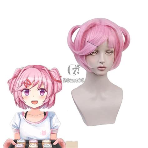 DDLC! Natsuki Cosplay Wigs