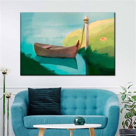 Canoe Wall Art | Digital Art