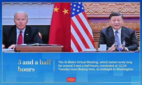 Xi Biden Virtual Summit Sends Positive Signal The Key Is To Implement