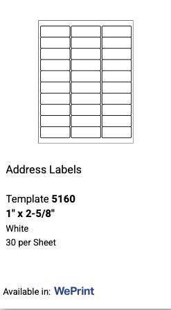 Avery Glossy Clear Easy Peel Address Labels Pack Of 300