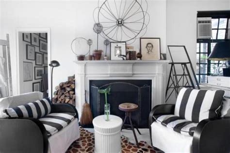 Beautiful Shabby Chic Style Shabby Chic Style Black And White Living