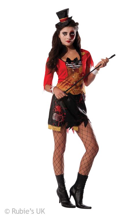 Ring Mistress Ladies Fancy Dress Circus Scary Ringmaster Adult