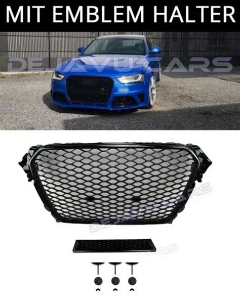 GRILLE DE CALANDRE Look RS4 Grille Nid D Abeille DTM Pour Audi A4 B8 5