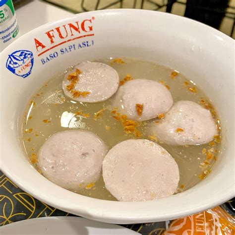 Bakso Gepeng Review Andrika Nadia Di Restoran A Fung Baso Sapi Asli