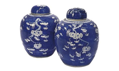 X Roses In A Blue And White Ginger Jar With Chinese Symbol