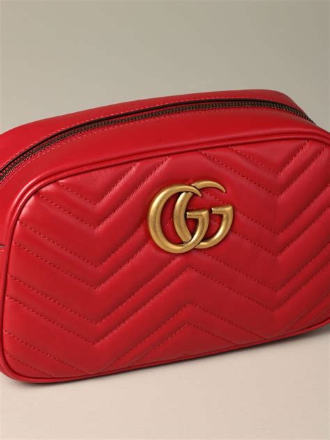 Gucci Red Crossbody Handbags For Womens Paul Smith