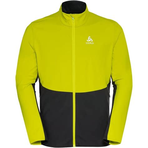 Odlo Jacket Markenes Evening Primrose Black Veste Ski De Fond