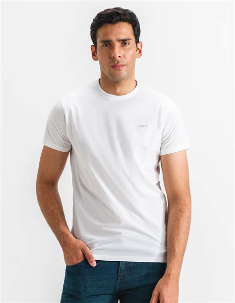 White Basic Tee For Men