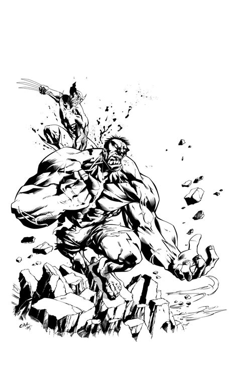 Hulk vs Wolverine by lordkai on DeviantArt