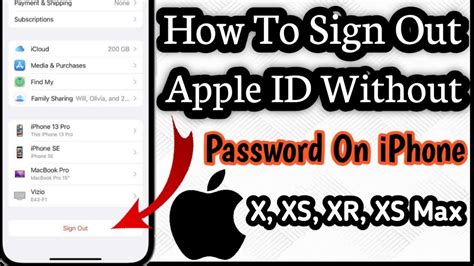 How To Sign Out Apple Id Without Password On Iphone X Xs Xr Xs Max No Data Lost Youtube