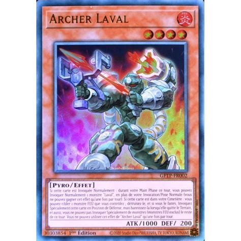 Carte Yu Gi Oh Gftp Fr Archer Laval Ultra Rare Neuf Fr Cdiscount