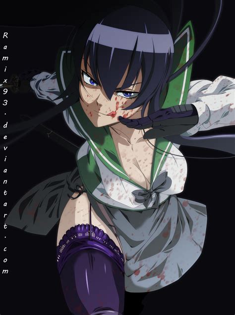 High School Of The Dead Saeko Busujima By Cursedicedragon On Deviantart