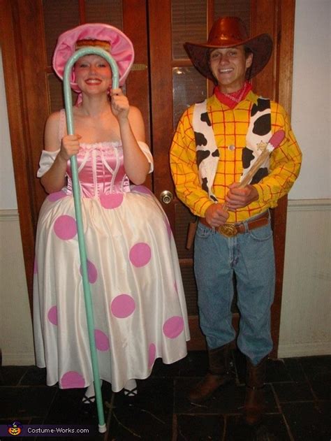 Woody and Bo-Peep Couple's Halloween Costume - Photo 3/4