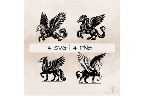 Hippogriff Svg Bundle Graphic By Artistic Ortex · Creative Fabrica