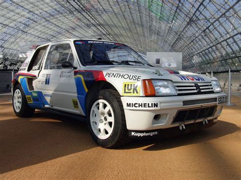 Powerful Peugeot Turbo Rally Car