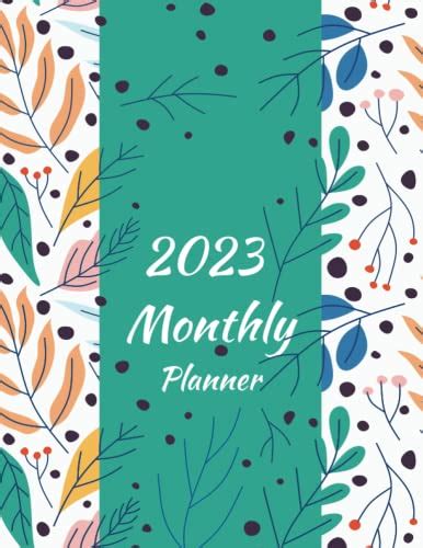 2023 Monthly Planner Large One Year Planner Calendar Schedule