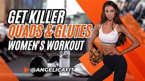 Intense Leg Day Workout For Killer Quads And Glutes Women Workout Youtube