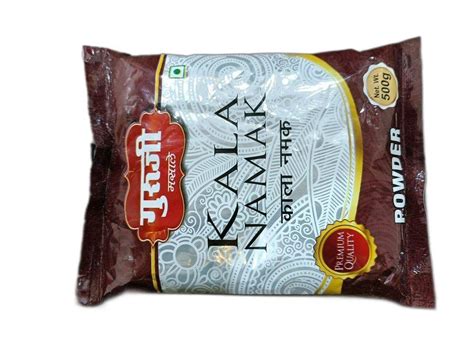 Guruji Spices Kala Namak Powder Packaging Type Packet Packaging Size