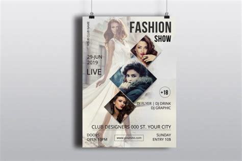 Fashion Show Flyer Template Graphic By Sistecbd · Creative Fabrica