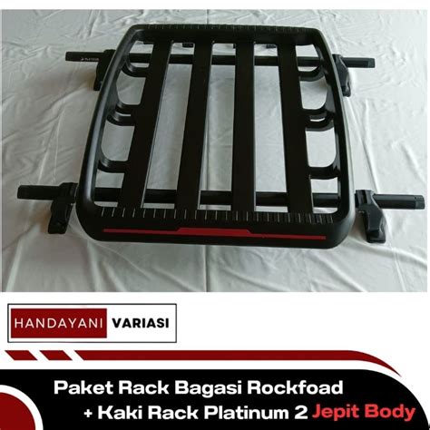 Jual Rak Bagasi Atas Mobil Avanza Model Rockford Plus Kaki Rack