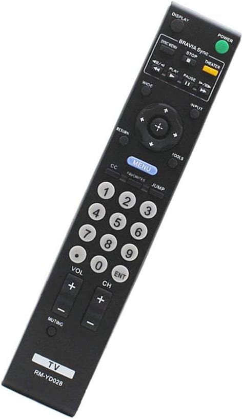 New Remote Replacement Rm Yd For Sony Bravia Tv Kdl Vl Kdl