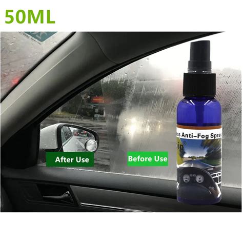 50ml Car Windshield Glass Anti Fog Agent Spay For All Windows Goggles Glasses Anti Mist Long