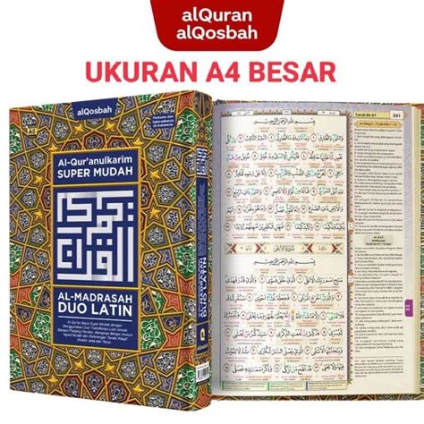 Jual Al Qur An Al Madrasah Duo Latin Ukuran A Besar Al Qur An