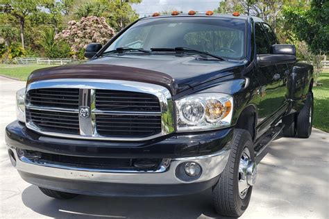 One Owner 2007 Dodge Ram 3500 Hd Slt Quad Cab Cummins Dually 4x4 For