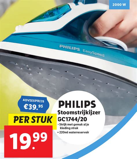 Philips Stoomstrijkijzer Gc Aanbieding Bij Lidl