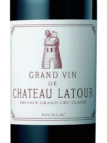 Château Latour Grand Vin Pauillac (Premier Grand Cru Classé) | Vivino California