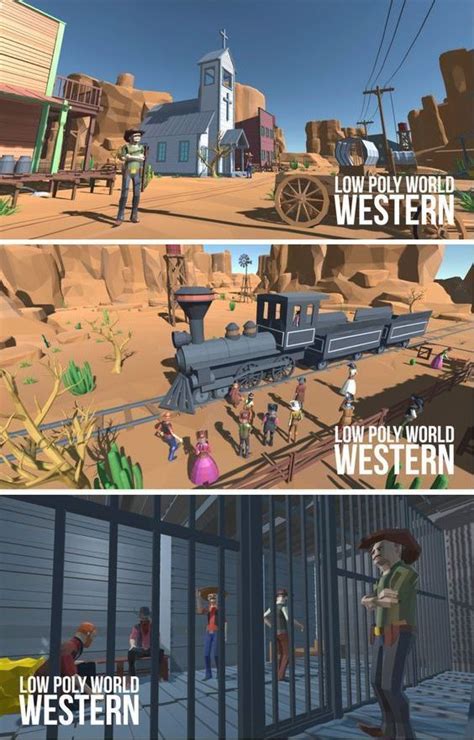 Polygon Western Low Poly 3d Art By Synty 3d Historic Unity Asset