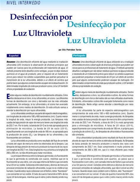 Nivel Luz Ultravioleta