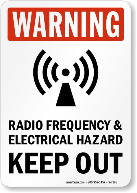 Rf Warning Signs Radio Frequency Warning Signs Rf Signs