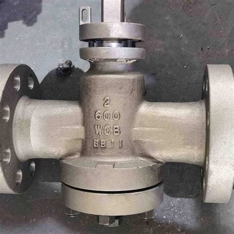 ASTM A216 WCB Plug Valve 2 Inch 600 LB API 6D RF Vervo