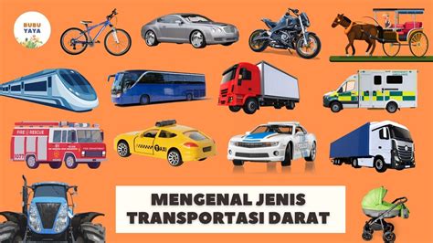 Belajar Mengenal Nama Transportasi Kendaraan Darat Dalam Bahasa