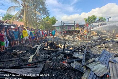 Amukan Si Jago Merah Hanguskan Rumah Panggung 12 Tiang Terkininews