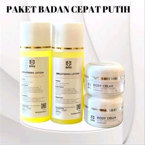 Jual Paket Bmg Body Lotion Body Cream Bmg Lotion Malm Body