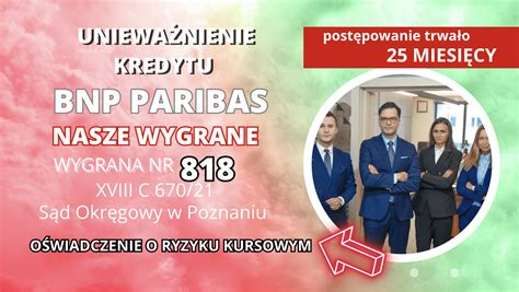 O Wiadczenie O Ryzyku Kursowym Nie Przeszkadza W Uniewa Nieniu Kredytu