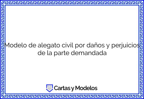 Introducir 72 Imagen Modelo De Alegato Civil Parte Demandada Abzlocal Mx