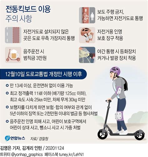 전동킥보드 사고 처벌 강화킥라니 대처에는 한계 여론 한국경제