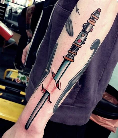 Most Memorable Star Wars Tattoo Spiritustattoo Lightsaber