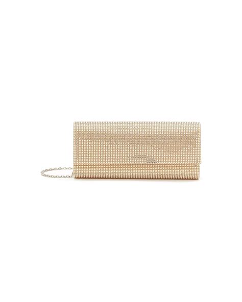 Judith Leiber Ritz Fizz Champagne Chain Clutch In Natural Lyst