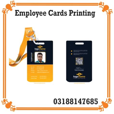 Employee Cards Printing Service in Peshawar & Nowshera