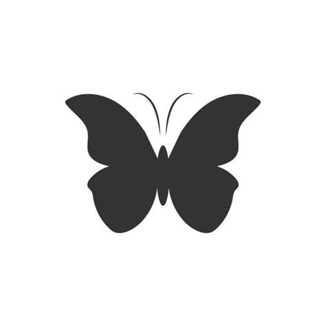 Butterfly Template Silhouette Png Images Butterfly Silhouette Logo