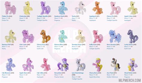 Wave 17 Blind Bags Images Released Codes Mlp Merch