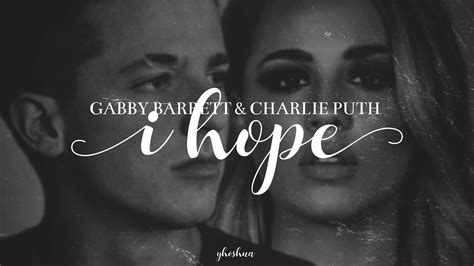 Gabby Barrett & Charlie Puth - I Hope (Lyrics) Chords - Chordify