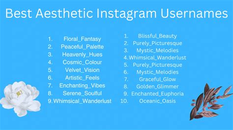 510 Cute And Best Aesthetic Instagram Usernames For Girls And Boys 2025