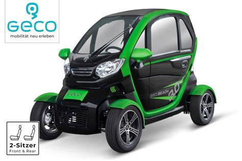 E Kabinenroller Elektroauto Geco E Automobile Beach